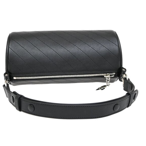 GUCCI Logo Blondie Interlocking GG Mini Shoulder Bag Leather Black 92RF527 - Picture 3 of 14